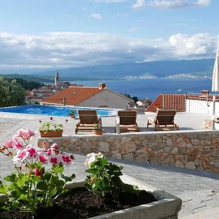 Visnja 1 - Apartment With Private Pool And Seaview Vrbnik Exterior photo