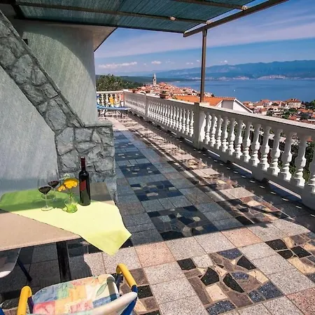 Visnja 1 - Apartment With Private Pool And Seaview Vrbnik Exterior photo